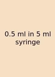 0.5 Ml In 5 Ml Syringe