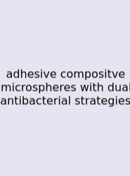 Adhesive Compositve Microspheres With Dual Antibacterial Strategies
