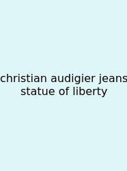 Christian Audigier Jeans Statue Of Liberty