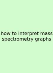 How To Interpret Mass Spectrometry Graphs