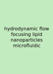 Hydrodynamic Flow Focusing Lipid Nanoparticles Microfluidic