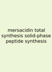 Mersacidin Total Synthesis Solid-phase Peptide Synthesis