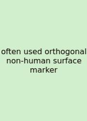 Often Used Orthogonal Non-human Surface Marker