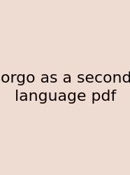 Orgo As A Second Language Pdf