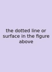 The Dotted Line Or Surface In The Figure Above